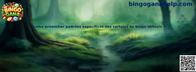 Patrones específicos en cartelas de bingo virtuales